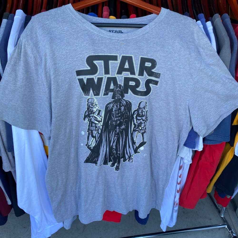 Star wars mens graphic t shirt grey xl